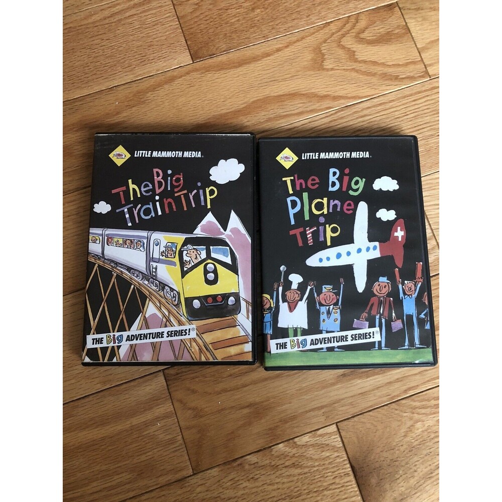 The Big Adventure Series 2 DVD Set The Big Plane and Big Train Trips